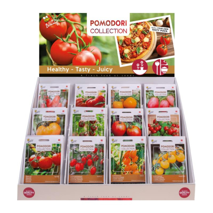 Seed Package Pomodori-Buzzy® Display Pomodori -12x15-080832